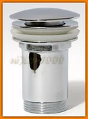 Korki do umywalek - Alcaplast Kliklak korek umywalkowy 5/4 duży chrom A392 - miniaturka - grafika 1