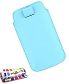 Etui i futerały do telefonów - Wiko Originales Etui Lagunenblau "Le Sweep" von MUZZANO für GOA - miniaturka - grafika 1