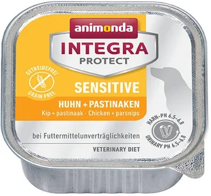 Animonda Integra Protect Sensitive smak kurczak z pasternakiem tacka 150g - Mokra karma dla psów - miniaturka - grafika 3