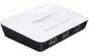 Huby USB - Delock HUB USB Koncentrator 3 porty USB 3.0 + 1 port Gigabit LAN 10/100/1000 Mb/ (62431) - miniaturka - grafika 1