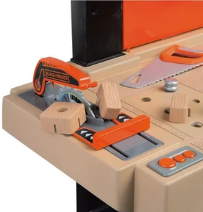 Smoby Warsztat 95 akc. Ultimate Black&Decker - Mały majsterkowicz Smoby Warsztat 95 akc. Ultimate Black&Decker - Mały majsterkowicz - miniaturka - grafika 7