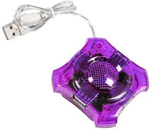 Esperanza HUB 4 USB 2.0 EA150V FIOLETOWY - Huby USB - miniaturka - grafika 2