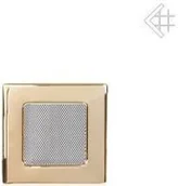 Akcesoria kominkowe - Kratki.pl Kratka kominkowa wentylacyjna powlekana pozłacana 11x11 6674-898A9_201 - miniaturka - grafika 1