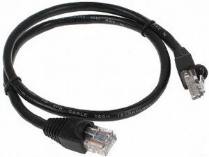 ABCVISION PATCHCORD RJ45/0.5-BLACK 0.5 m - Kable - miniaturka - grafika 2