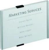 Systemy ekspozycyjne i znaki informacyjne - Durable Tabliczka informacyjna Info Sign 149 x 52,5mm - miniaturka - grafika 1