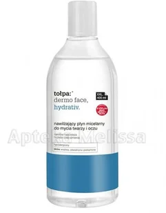 Tołpa Dermo Face Hydrativ nawilżająca woda micelarna do twarzy i okolic oczu Refreshes Soothes Irritation 400 ml - Płyny micelarne - miniaturka - grafika 2
