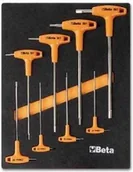 Klucze i nasadki - BETA Kpl. kluczy trzpieniowy kątowe z rękojeścią 8szt. 2450/M50 - miniaturka - grafika 1