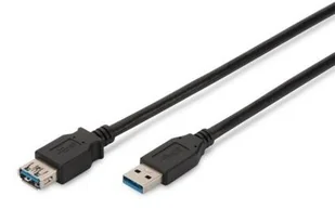 Assmann Kabel USB przedłużający USB 3.0 SuperSpeed Typ USB A/USB A M/Ż czarny 3, (AK-300203-030-S) - Kable USB - miniaturka - grafika 3