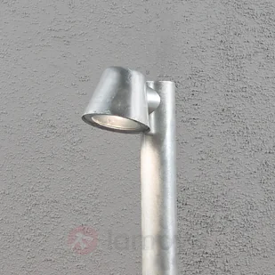 Konstsmide Srebrne oświetlenie ścieżek TRIESTE, stal - Lampy ścienne - miniaturka - grafika 6