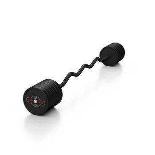 Marbo Sport Sztanga gumowana łamana 50 kg czarna MW-SG-50-L-K4 - Sztangi Marbo Sport Sztanga gumowana łamana 50 kg czarna MW-SG-50-L-K4 - Sztangi - miniaturka - grafika 1