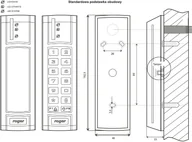 Kontrola dostępu - Roger Kontroler dostępu PR312EM-G - miniaturka - grafika 1