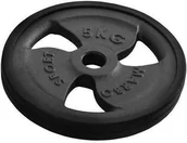 Obciążenia - Marbo Sport Obciążenie żeliwne gumowane - 5 kg MW-O5g - miniaturka - grafika 1