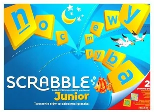 Mattel Scrabble Junior Y9735 - Gry planszowe - miniaturka - grafika 7