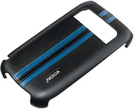 Etui i futerały do telefonów - Nokia CC-3012 Hard Cover Plastic ze sztucznej skóry/do E6 00 Czarny/niebieski - miniaturka - grafika 1