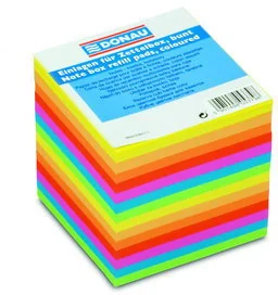 Donau KOSTKA klejona, 90x90x90mm, ok. 700 neon, mix kolorów 8315000-99 - Etykiety samoprzylepne i bloki etykiet - miniaturka - grafika 2