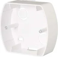 Puszki elektryczne i akcesoria - Karlik Puszka montażowa pozioma Pojedyncza PTH-1 biały - miniaturka - grafika 1