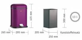 Le Creuset SERCE forma 0.28l wiśnia 91002926060000 - Formy do ciast - miniaturka - grafika 4