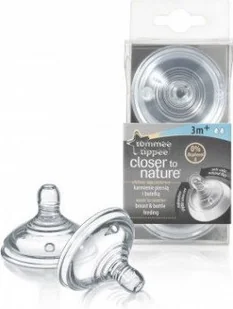 Tommee Tippee Smoczek antykolkowy CTN - 3m+, średni przepływ (2szt.) - Smoczki do butelek - miniaturka - grafika 2