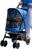 Transportery dla kotów - Pet Gear Happy Trails Hundebuggy, Ohne Reißverschluss,, Sphirblau - miniaturka - grafika 1