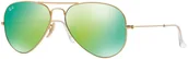 Okulary przeciwsłoneczne - Ray Ban Aviator Flash Lenses RB3025 112/19 - miniaturka - grafika 1