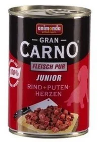 Animonda GranCarno Szczenięta Wołowina + Serca Indyka 800g 7925 - Mokra karma dla psów - miniaturka - grafika 4