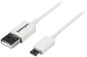 Kable USB - StarTech . com 50 cm USB 2.0 A do kabla micro USB B  USB A/Micro B kabel do transmisji danych/kabel przyłączeniowy  biały - miniaturka - grafika 1