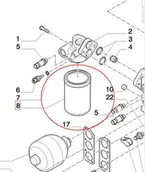 Części i akcesoria do maszyn rolniczych - CNH FILTR HYDRAULIKI AUTOCOMMAND NEW HOLLAND 87682682 - miniaturka - grafika 1