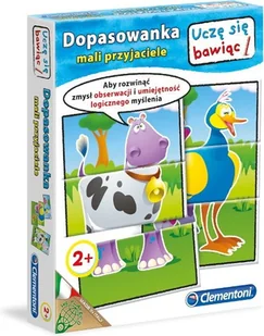 Clementoni Dopasowanka Mali Przyjaciele 60039 - Gry planszowe - miniaturka - grafika 5