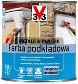 Farby do metalu - V33 Farba podkładowa Metal & Plastik 0 5 l - miniaturka - grafika 1