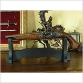 Repliki - broń - Denix UNIKATOWY LEWORĘCZNY SKAŁKOWIEC Z XVIII W - miniaturka - grafika 1