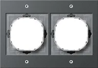 Klawisze i ramki - Gira TX_44 ANTRACYT Ramka X2 [021267] - miniaturka - grafika 1