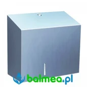 Dozowniki papieru i mydła dla firm - Merida Podajnik na papier toaletowy STELLA DUO z uchwytem - stal polerowana BSP202 - miniaturka - grafika 1