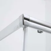 Kabiny prysznicowe - Kermi Acca 80x80 profil srebrny połysk szkło przezroczyste ACED408019VPK - miniaturka - grafika 1