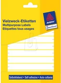 Etykiety samoprzylepne i bloki etykiet - Avery Zweckform Etykiety do opisywania ręcznego Zweckform 105 x 13mm 252 etykiety 3338 - miniaturka - grafika 1