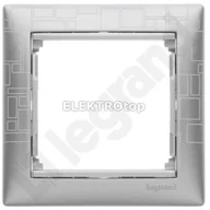 Klawisze i ramki - Legrand VALENA - Ramka pojedyncza ALUMINIUM KUBIZM , 770341, - miniaturka - grafika 1