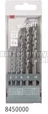 WOLFCRAFT Wiertło HM - zestaw 4-10mm, 5szt. 8450000 - Wiertła - miniaturka - grafika 2