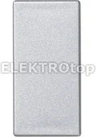 Klawisze i ramki - Kontakt Simon K105/8 Zaślepka K45/2 22,5x45mm; aluminium - miniaturka - grafika 1