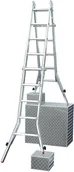 Drabiny - Krause TeleVario przegubowa drabina teleskopowa 4x4 122162 - miniaturka - grafika 1
