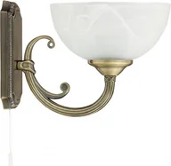 Lampy ścienne - Rabalux Kinkiet klasyczna LAMPA ścienna MARLENE 8541 IP20 Patyna biały - miniaturka - grafika 1