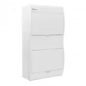 Rozdzielnie elektryczne - Elektro-Plast Rozdzielnica natynkowa FALA N+PE drzwi w kolorze obudowy białe RN-16/B 7.14 5603 - miniaturka - grafika 1