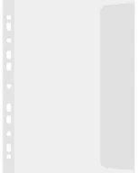 Koszulki na dokumenty - Donau KOSZULKA Z KLAPKĄ B4 GROSZ. PP 100mic 10szt - miniaturka - grafika 1