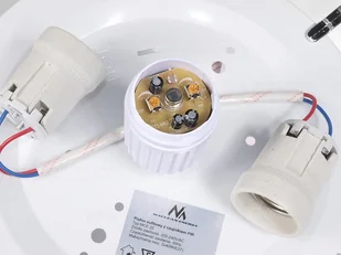 Maclean Klosz sufitowy z czujnikiem pir do lampy 2x40w E27 MCE22 - Akcesoria do oświetlenia - miniaturka - grafika 9