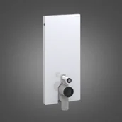 Stelaże i zestawy podtynkowe do WC - Geberit 131.033.SI.5 Moduł sanitarny Monolith do WC stojącego, H114, bia - miniaturka - grafika 1