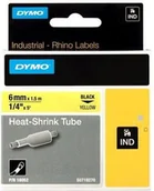 Papier do drukarek - Dymo ETYK. RURKA TERMOKURCZLIWA ŻÓŁTA 6mm 18052 - miniaturka - grafika 1