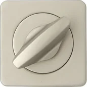 Szyldy i rozety - Domino Rozeta kwadratowa WC ALMA NIKIEL SATYNA Szyld ALMA-Q SN WC - miniaturka - grafika 1