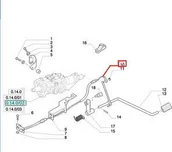 Części i akcesoria do maszyn rolniczych - CNH LINKA GAZU NOŻNEGO 5097711 - miniaturka - grafika 1