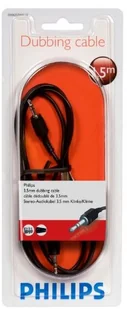 Philips Kabel Minijack 3.5 Minijack 3.5 1.5m Czarny SWA2529W/10 - Kable - miniaturka - grafika 2