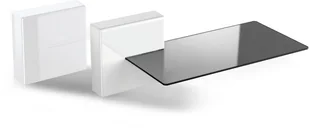 Meliconi Zestaw maskownic do kabli Ghost Cubes Shelf z półką Biały - Maskownice do kabli - miniaturka - grafika 4