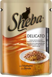 Sheba Delicato Indyk Galaretka Saszetka 85g 8268 - Mokra karma dla kotów - miniaturka - grafika 2
