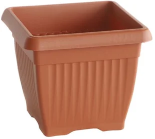 Prosperplast Doniczka kwadratowa Terra terakota 19 cm - Donice - miniaturka - grafika 2
